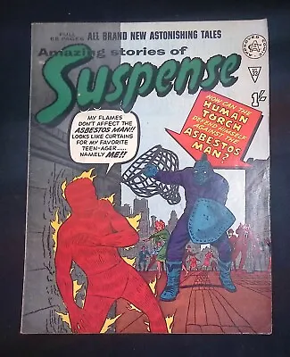Buy Amazing Stories Of Suspense #33 1st Appearance Of Baron Mordo & Asbestos Man F • 229.99£
