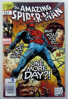 Buy Marvel AMAZING SPIDER-MAN (2007) #544 NEWSSTAND Key ONE MORE DAY VG/FN • 47.41£