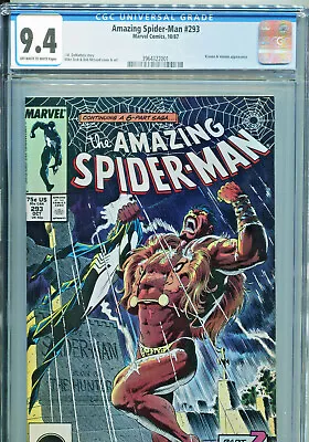 Buy The Amazing Spider-Man #293 (Marvel 1987) CGC Certified 9.4 • 98.51£