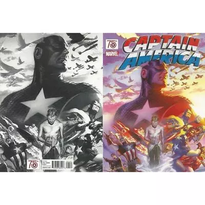 Buy Captain America 75th #1 Avengers Cover Variant Paperback Alex Ross • 11£