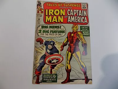 Buy Tales Of Suspense 59 Kirby Art Iron Man Captain America Black Knight • 130.84£