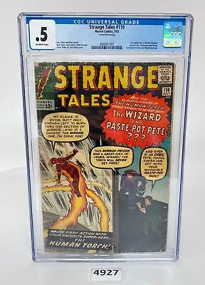 Buy 1ST APP Doctor Strange  Strange Tales #110 Jul 1963 Kirby Ditko CGC 0.5 KEY BOOK • 768.77£