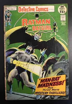 Buy Detective Comics #416 DC 1971 Batman And Batgirl, Man-Bat, Neal Adams Cover G+ • 19£