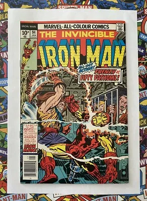 Buy Iron Man #94 - Jan 1977 - Commander Kraken Appearance! - Nm- (9.2) Pence Copy! • 14.99£