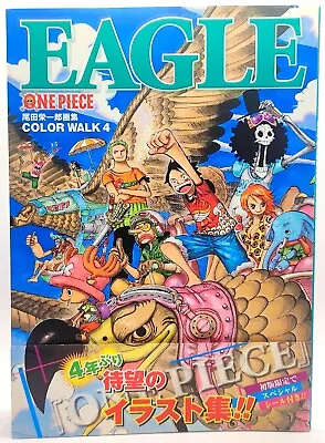 Buy One Piece Eagle Color Walk 4 Art Book Illustrations Works Eiichiro Oda Manga JP • 25.76£