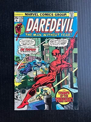 Buy DAREDEVIL #126 VF October 1975 Marvel Comics First Appearance 2nd Torpedo • 33.25£