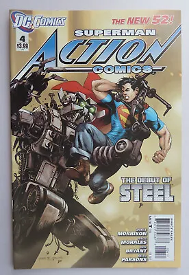 Buy Action Comics #4 - New 52 - 1st Printing DC Comics February 2012 F/VF 7.0 • 4.25£