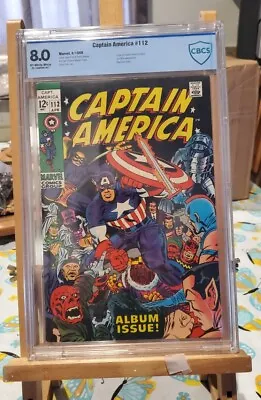 Buy Captain America # 112  Cbcs (8.0)   April- 1969 • 158.12£