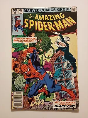 Buy Amazing Spiderman 204 May 1984 3rd Black Cat Cents • 19.99£
