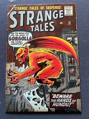 Buy Strange Tales 74 Gorgolla Vgfn Or Better 1 Comic Golden Age • 141.92£