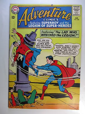 Buy Adventure #328 Superboy Lad Who Wrecked Legion, Fine-, 5.5, OWW Pages • 19.59£
