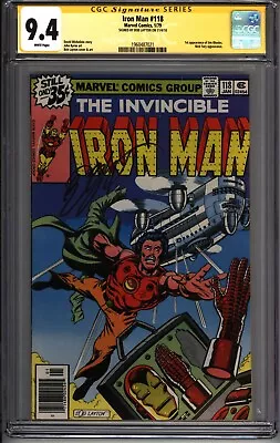 Buy * Iron MAN #118 CGC 9.4 Signed Layton 1st Jim Rhodes Byrne Art! (1960487021) * • 402.10£