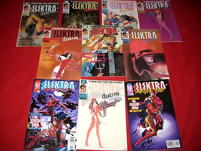 Buy Elektra Megazine 1 2 Assassin 1-8 Daredevil 168 177 178 179 180 181 182 187 190 • 140£