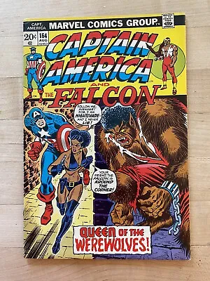 Buy Captain America #164 - 1st Appearance Of Nightshade! Marvel Comics, Sam-wolf! • 23.72£