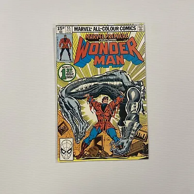 Buy Marvel Premiere Featuring Wonder Man #55 1980 VF+ Pence Copy • 25£