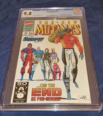 Buy New Mutants #99 Cgc 9.8 1991 Marvel Comics Spec First 1st Appear Shatterstar Wp • 126.67£