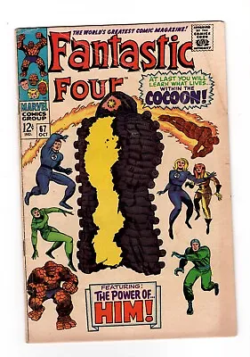 Buy Fantastic Four #67, VG 4.0, 1st Him/Warlock Cameo • 72.56£
