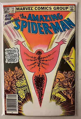 Buy Amazing Spider-Man #16 Newsstand Annual Marvel (7.0 FN/VF) (1982) • 19.18£