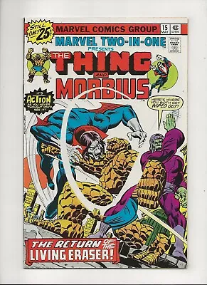 Buy Marvel Two-In-One #15 (1976) The Thing MVS Intact FN/VF 7.0 • 6.40£