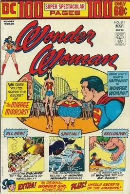 Buy DC Comics Wonder Woman Vol 1 #211 1974 5.0 VG/FN • 47.32£