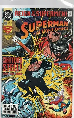 Buy Action Comics #691 DC 1933 Superman Black Suit VF-NM. Free Shipping. • 6.48£