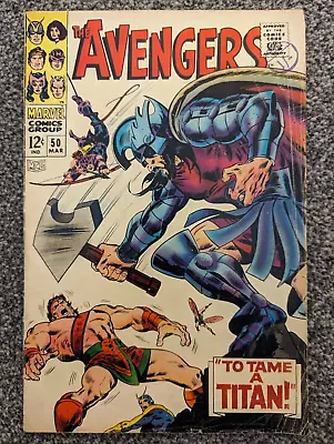 Buy The Avengers 50. 1968 Marvel Silver Age. Typhon, Erinnye . Combined Postage • 17.48£