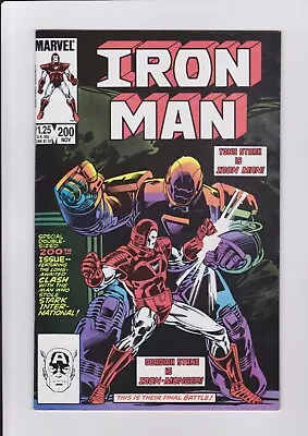 Buy Iron Man #200, Nov. 1985, Marvel Comics, 1st Iron Monger/ Obadiah Stane VF/NM • 11.98£