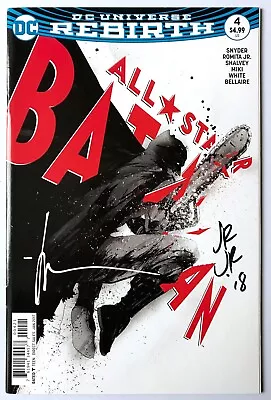 Buy All Star Batman #4 Signed Jock & John Romita Jr New Nm B&b • 19.99£