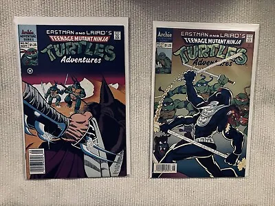 Buy Teenage Mutant Ninja Turtles Adventures Comics # 36 And # 47 Archie 1993 • 16.09£