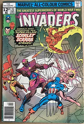 Buy The Invaders #23 December 1977 1st Scarlet Scarab Nice Key 🔑 Pence Variant • 27.99£