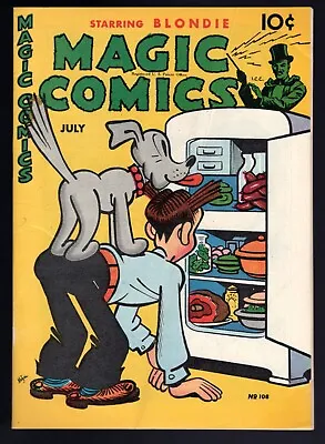 Buy Magic Comics #108 Blondie-Mandrake-Flash Gordon-Lone Ranger 1948 White • 19.02£
