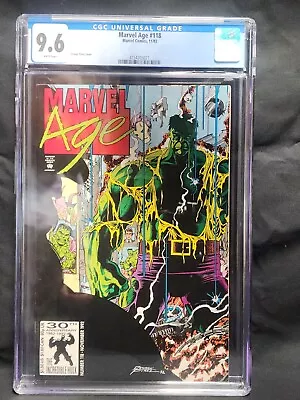 Buy 🔑🔥🔥  Marvel Age #118 Hulk 1992 9.6 CGC George Perez CVR!!! 305021 • 13.39£