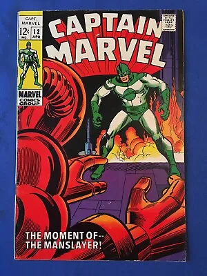 Buy Captain Marvel #12 FN- (5.5) MARVEL (Vol 1, 1969) • 15£
