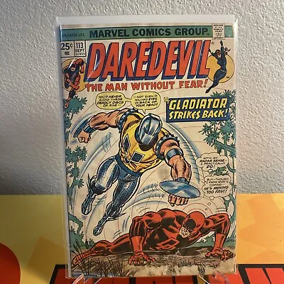 Buy Daredevil #113 FINE Marvel 1974 • 6.32£