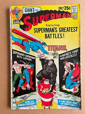 Buy Superman #239 DC Comics 64 Page Giant  G-84 July 1971. Very Good Condition • 3.99£