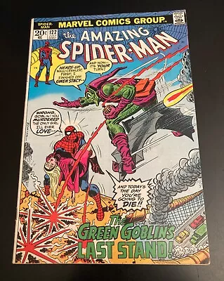 Buy AMAZING SPIDER-MAN 122 ('73) **Green Goblin/Gwen Mega-Key!** Very Bright/Glossy! • 201.87£