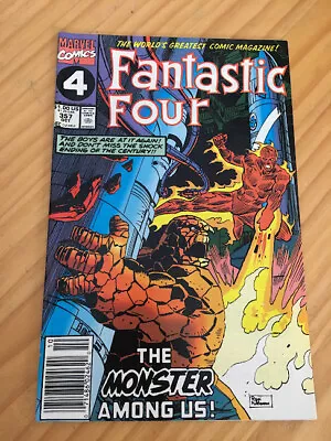 Buy Fantastic Four # 357 Vf- Newsstand Copy Marvel Comics 1991 The Monster Among Us • 1.96£