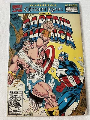 Buy Captain America Annual 11  Marvel Comics 1992  FN +  6.5 - 7.0  Kang & FF 4 App • 6.41£