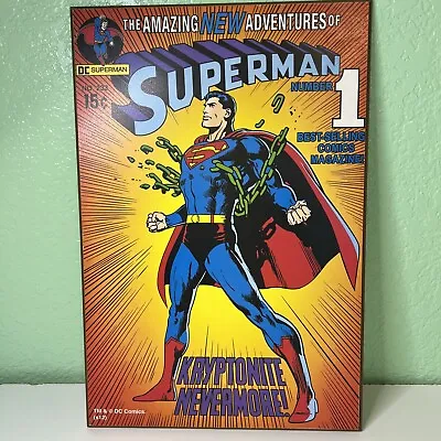 Buy SILVER BUFFALO DC Comics The New Adventures Of Superman #233 Wall Art 19.25 X13  • 12.33£