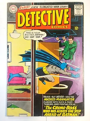 Buy DETECTIVE COMICS #344 W/BATMAN & ROBIN DC COMICS 1965 Carmine Infantino-c VG/VG+ • 15.98£