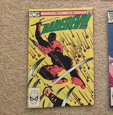 Buy Daredevil #189 (1982) Marvel Comics KEY Death Of Stick Frank Miller  NM- • 7.99£