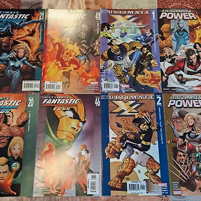 Buy Marvel Fantastic Four X4 Ultimate Power Comic Bundle Job Lot X 22 Mint Condition • 19.99£