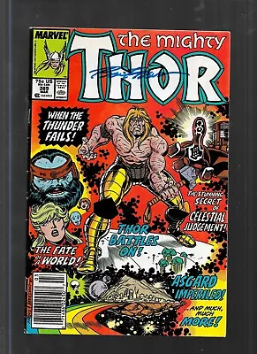 Buy The Mighty Thor 389 1988 Signed Ron Frenz Pittsburgh Comic Con • 7.91£