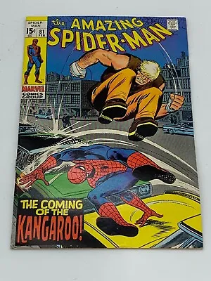 Buy Amazing Spider-Man #81 - 1st App Kangaroo - Marvel Comics • 60.32£
