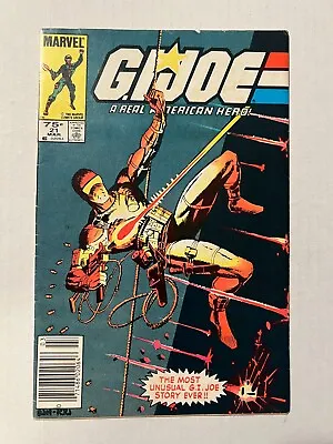 Buy G. I. Joe A Real American Hero #21 1st App Of Storm Shadow Candadian Newsstand • 236.62£
