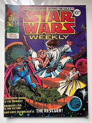 Buy Star Wars Weekly 28 Vintage Marvel Comics UK. • 2.95£