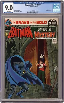 Buy Brave And The Bold #93 CGC 9.0 1971 1244808003 • 308.34£