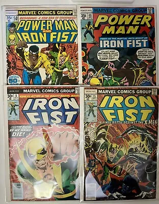 Buy Power Man And Iron Fist Lot. Iron Fist Issues 8, 15, Power Man 48 And 50 • 79.06£