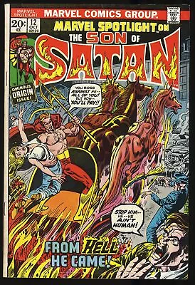 Buy Marvel Spotlight #12 FN 6.0 1st Appearance Son Of Satan!! Marvel 1973 • 35.18£
