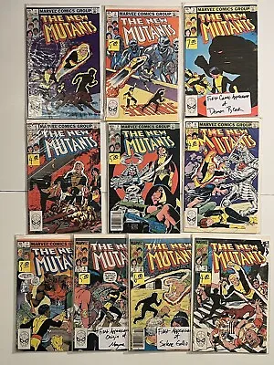 Buy The New Mutants 1-10 (1983) Comic Book Lot X10 Gold Key 🔑 1st Appearance • 24.07£